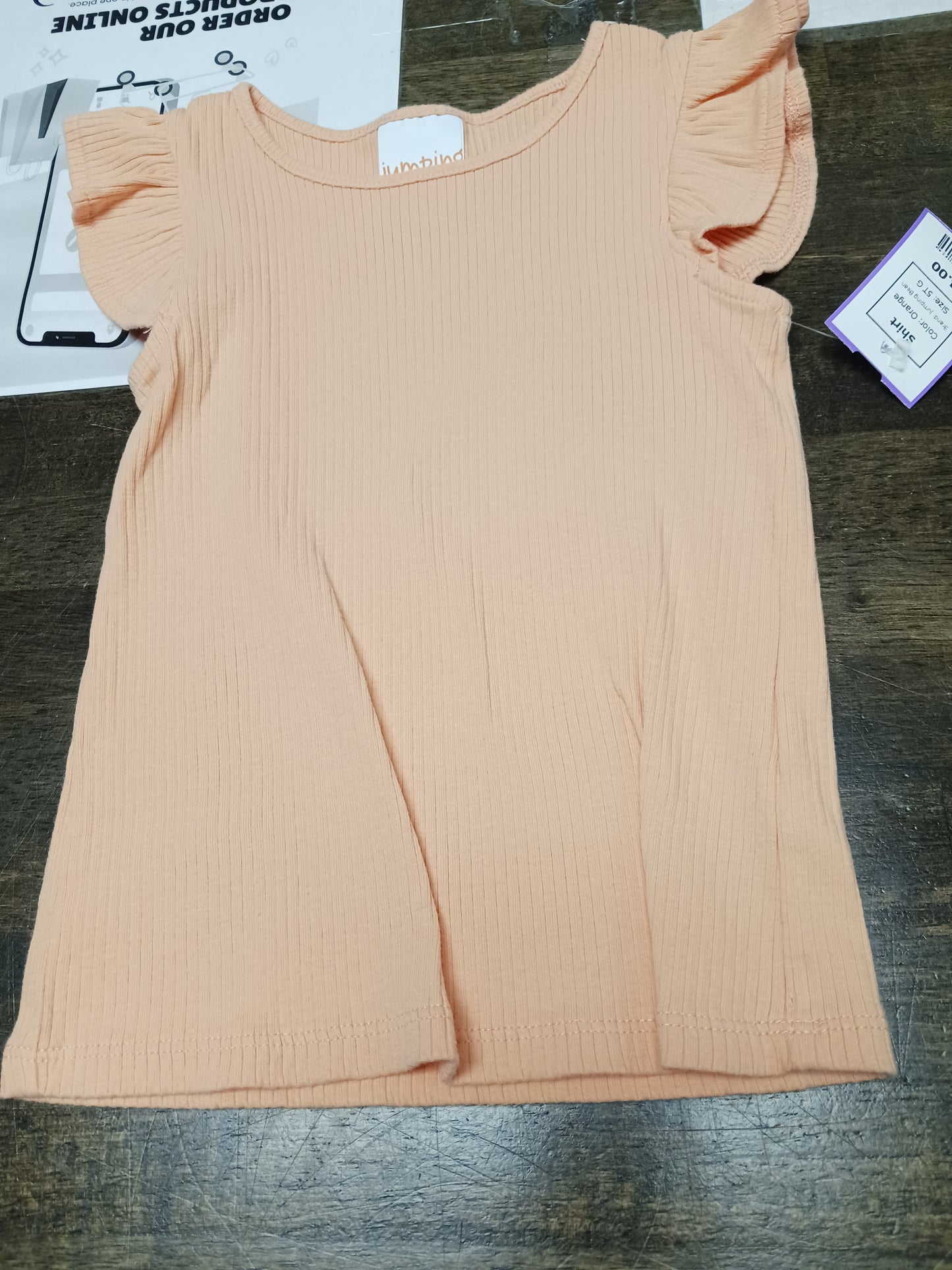 Orange Jumping Bean Shirt, 5T G