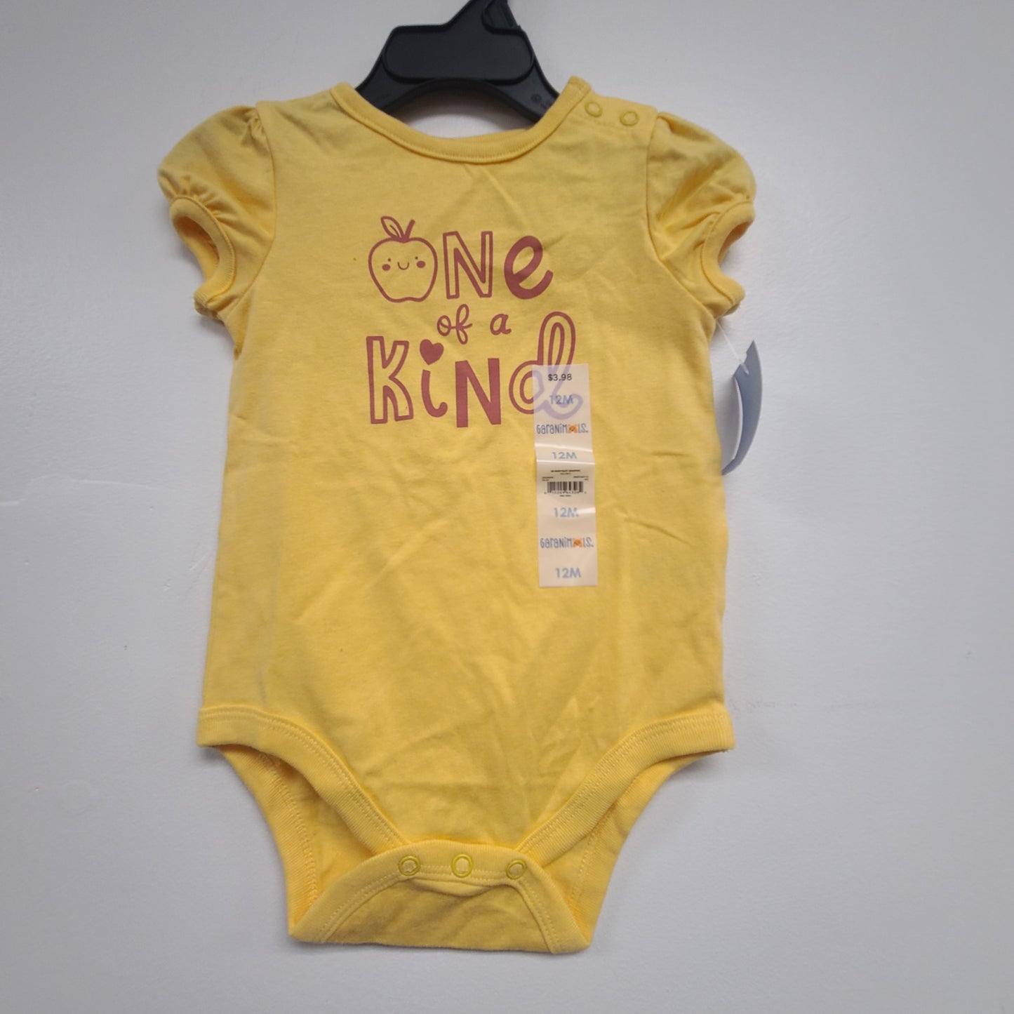 yellow Garanimals One of Kind Onesie, 12M G