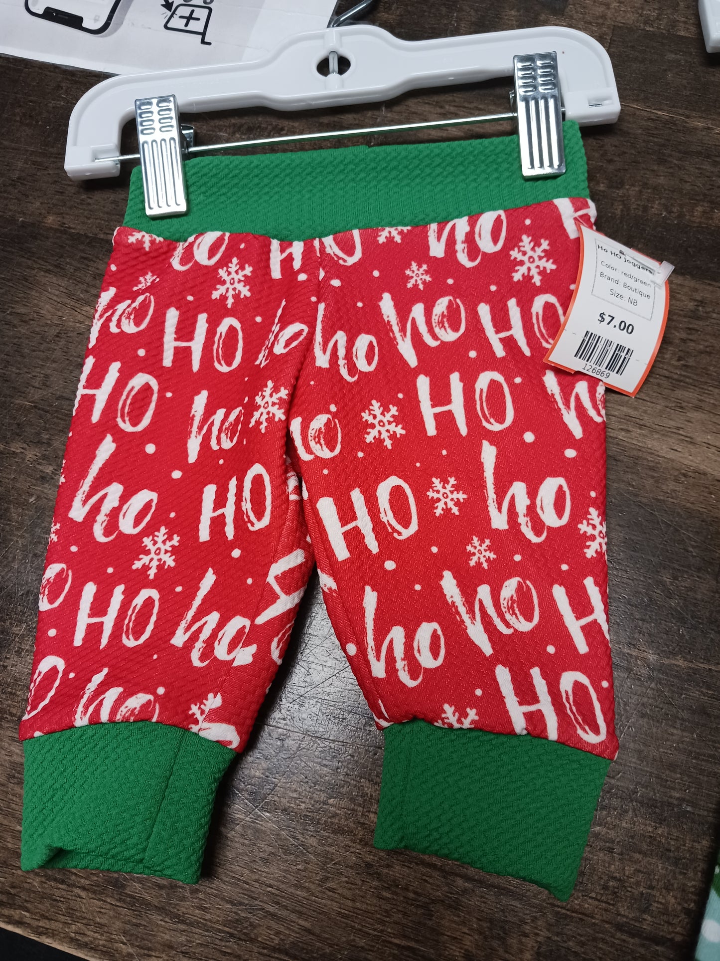 red/green Boutique Ho HO Joggers, NB