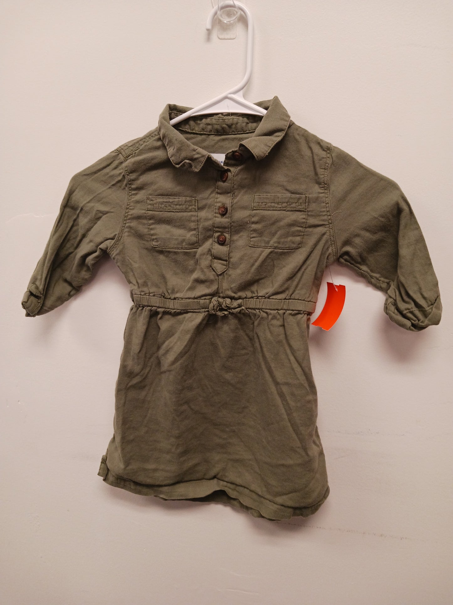 Green Old Navy Long Sleeve Dress, 4T G