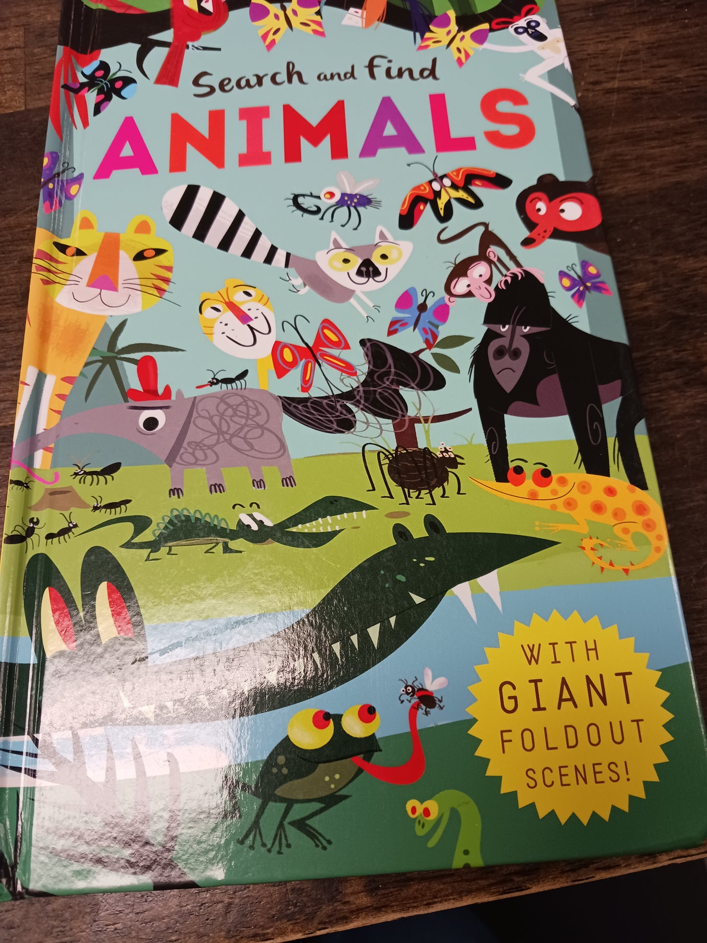 Search And find Animals book