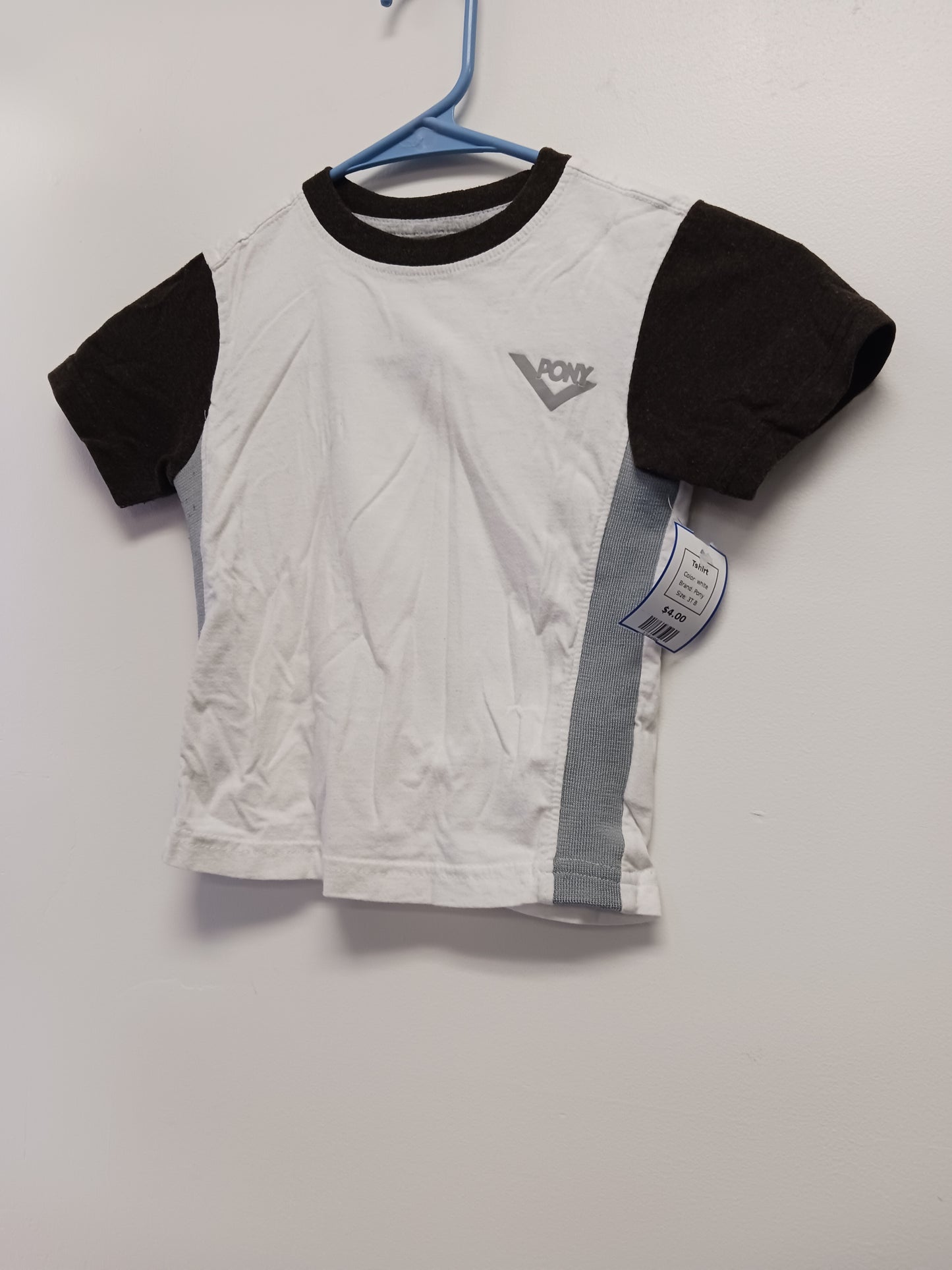 white Pony Tshirt, 3T B