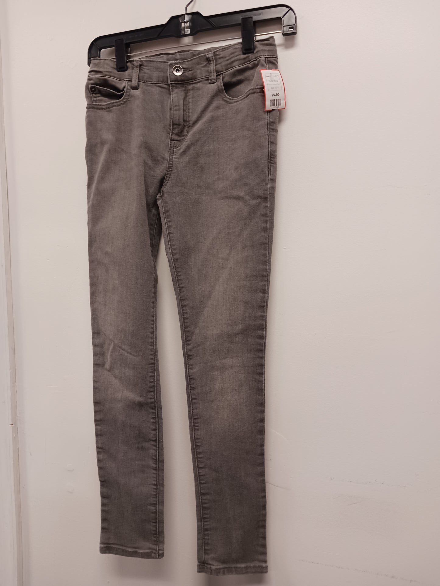 Grey Childrens Place Super Skinny Jeans, 12 G