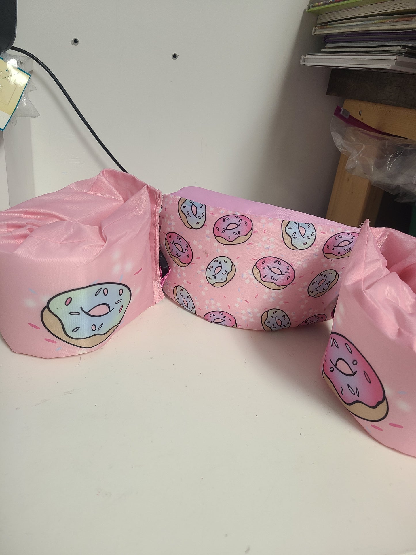 Pink Donut Swim Floatie, 33-55lbs