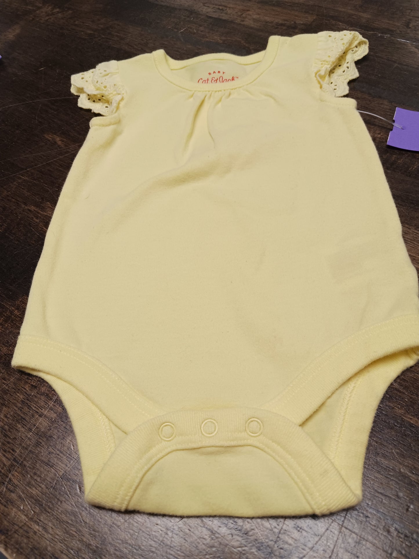Yellow Cat & Jack Onesie, NB G