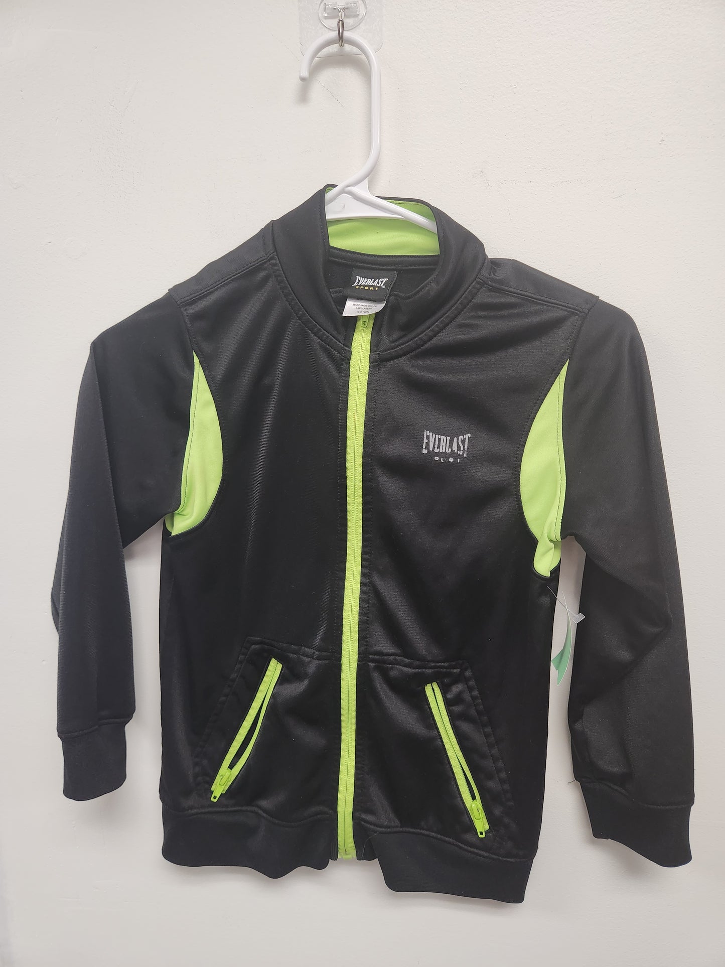 Black/Green Everlast Jacket, 6/7 B