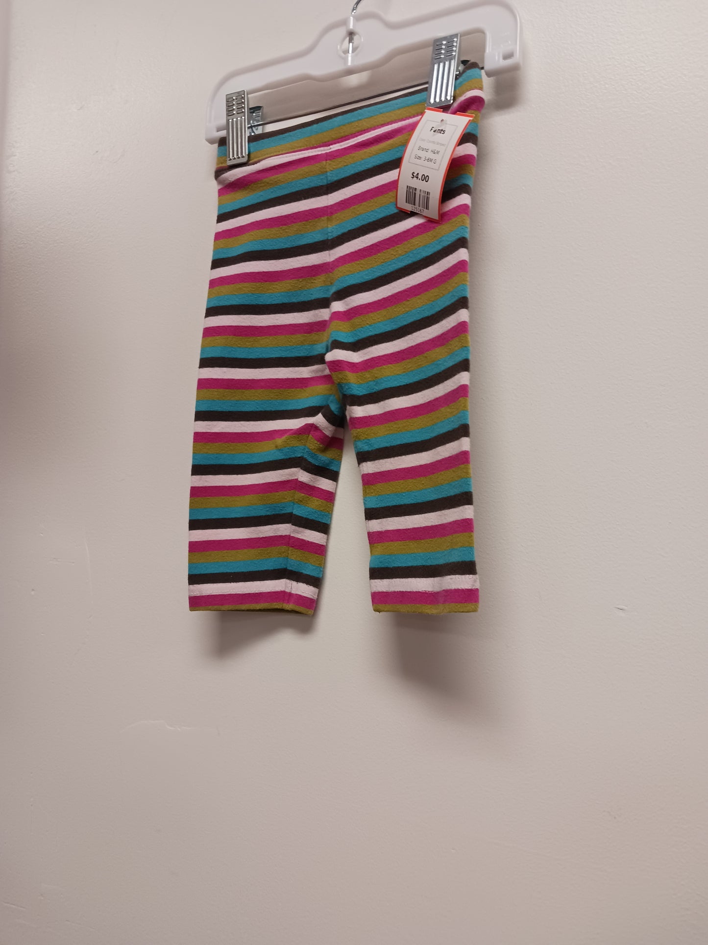 Colorful Striped H&M Pants, 3-6M G