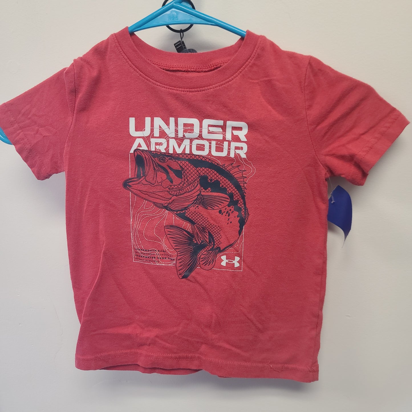 Red Fishing Under Armour Outfit, 3T B