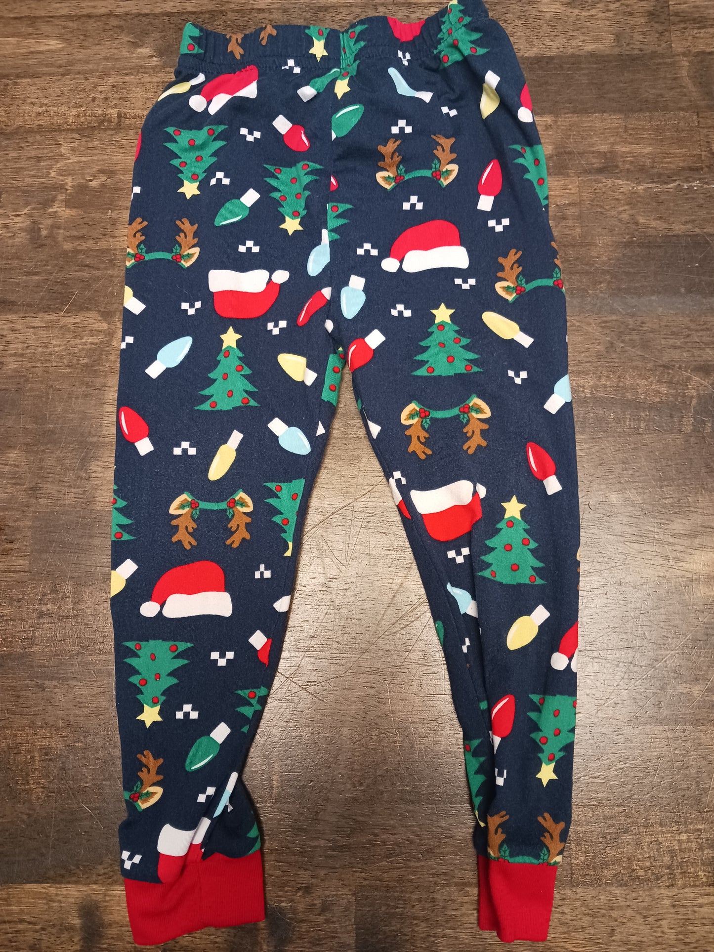 blue Holiday Time 2 Piece Christmas PJS, 3T B
