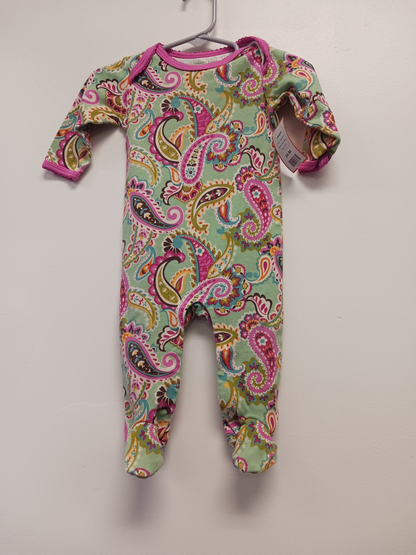 Green/Pink Vera Bradley Sleeper, 3M G