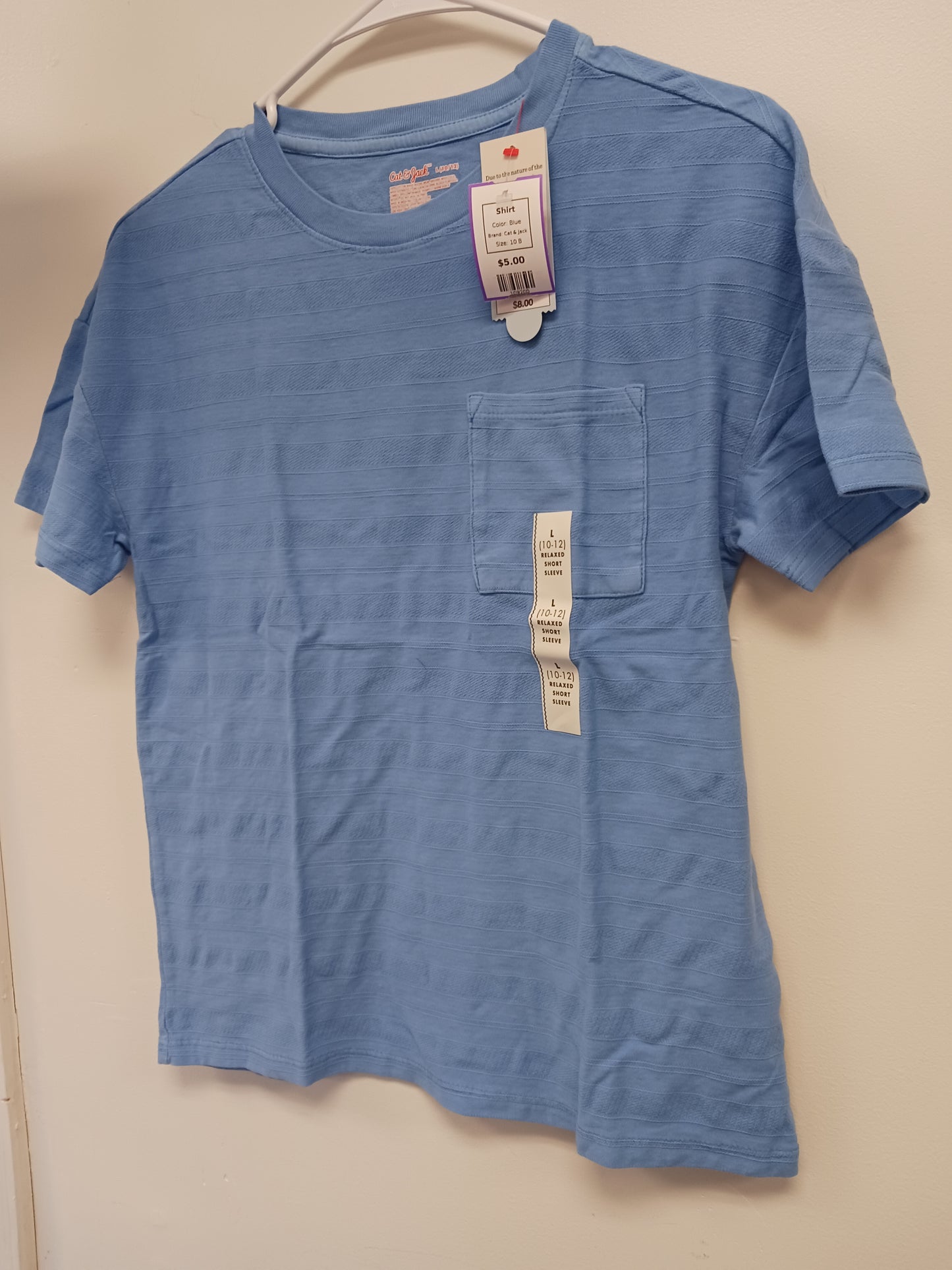Blue Cat & Jack Shirt, 10 B