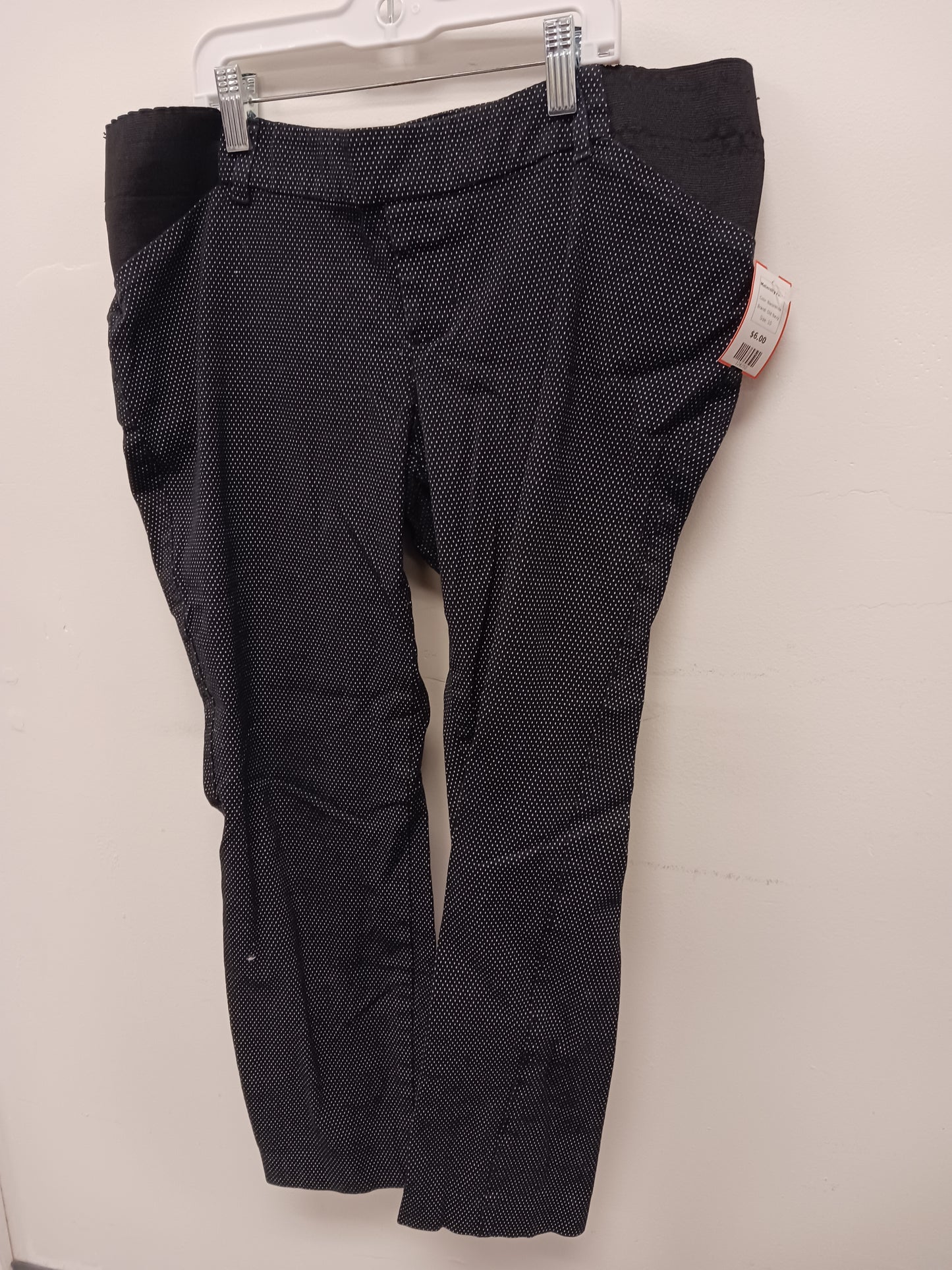 Black/White Old Navy Maternity Pants, 10