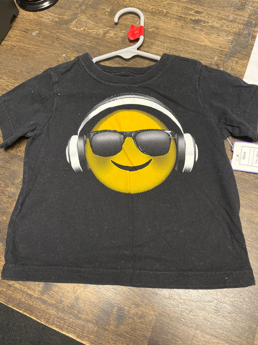 Black/Yellow Smiley Face Childrens Place Shirt, 18M B
