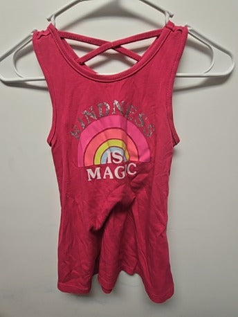 Pink Wonder nation Kindness is magic tank top, 7 G