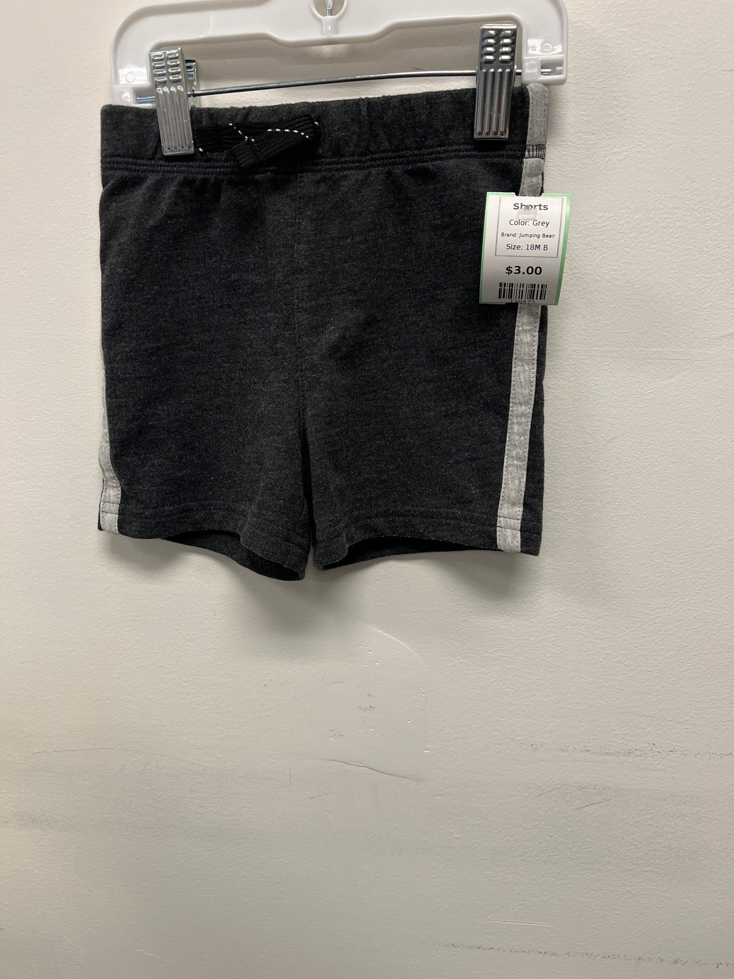 Grey Jumping Bean Shorts, 18M B