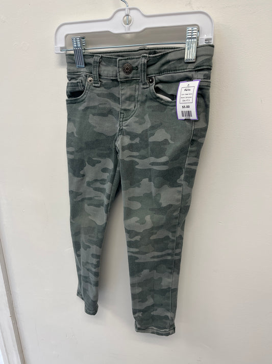 Green Camo Cat & Jack Pants, 4T G