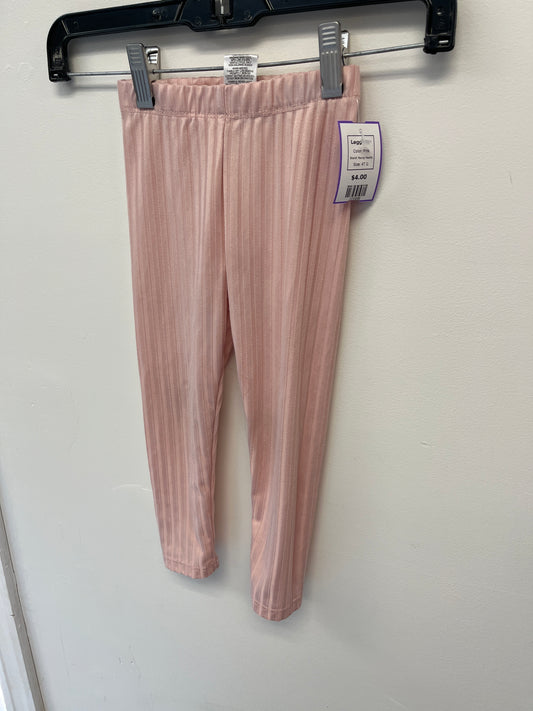 Pink Young Hearts Leggings, 4T G