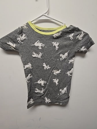 Grey/green Cat & Jack Dog 2 piece pjs, 5T B