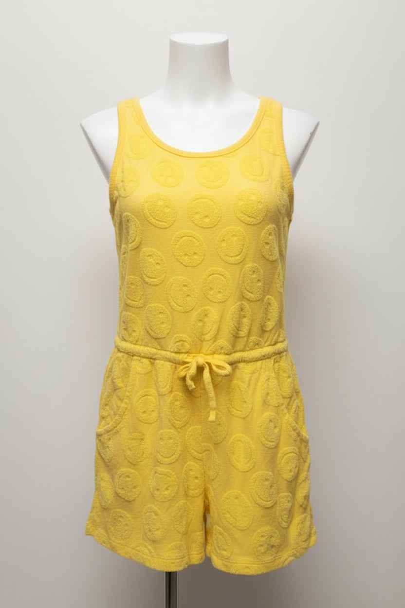 Yellow Old Navy Romper, 6 G