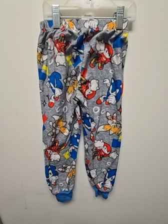 White/blue Sonic Sonic 2 piece pj, 4T B