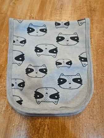 Grey Gerber Burp cloth
