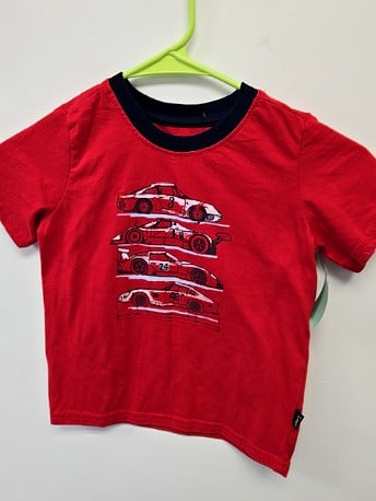 Red/Navy Car Lee Shirt, 4T B