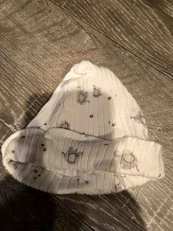 White with elephants  Hat