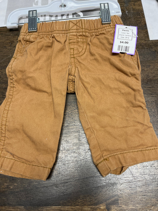 Tan Carters Pants, 3M B