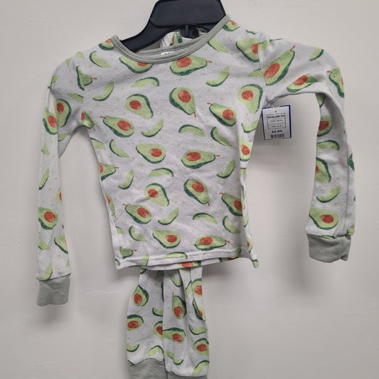 White  Advacado PJs, 5T B