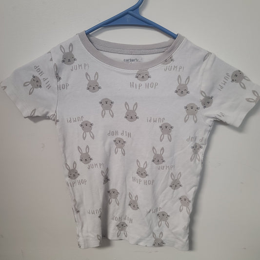 White Carters pajamas bunny, 6 B