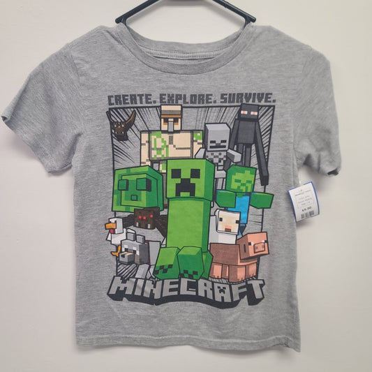 grey Mojang Minecraft Tshirt, 7 G