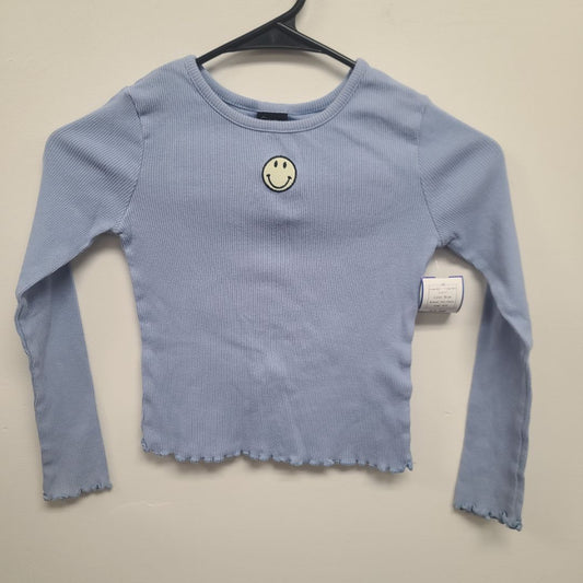 Blue Art Class Long Sleeve Smiley Shirt, 6 G