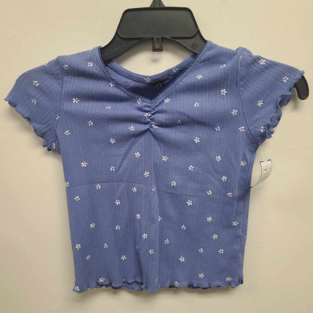 Blue Art Class Flowered Shirt, 6 G