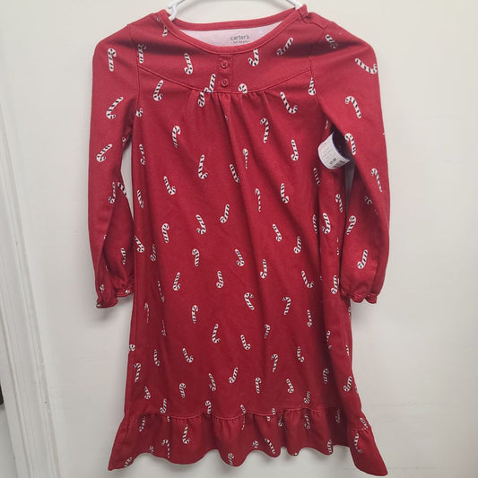 Red Carters Candy Cane Night Gown, 7 G