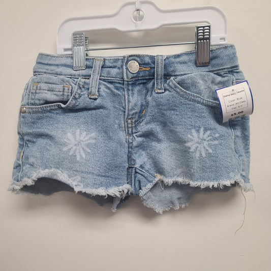 Blue Art Class Daisy Jean Shorts, 6 G
