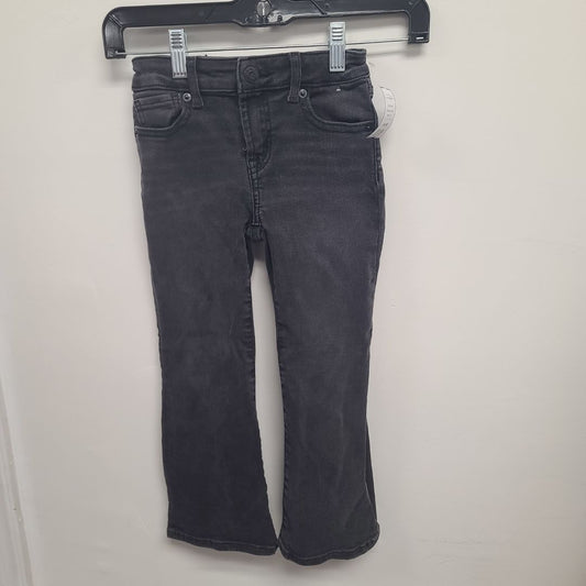 black Gap Kids 70's Flare High Rise Jeans, 5T G
