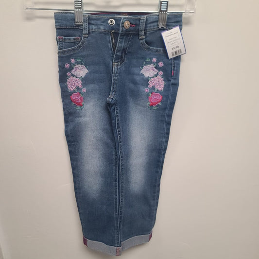 blue Jordache Embroidery Jeans, 5T G