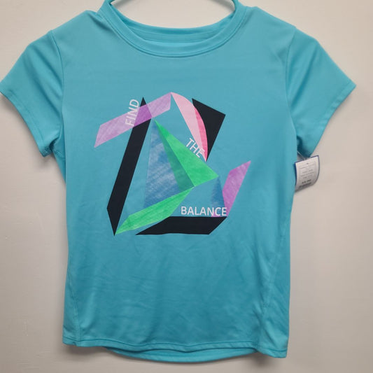 blue All In Motion The Balance Tshirt 10/12, 10 B