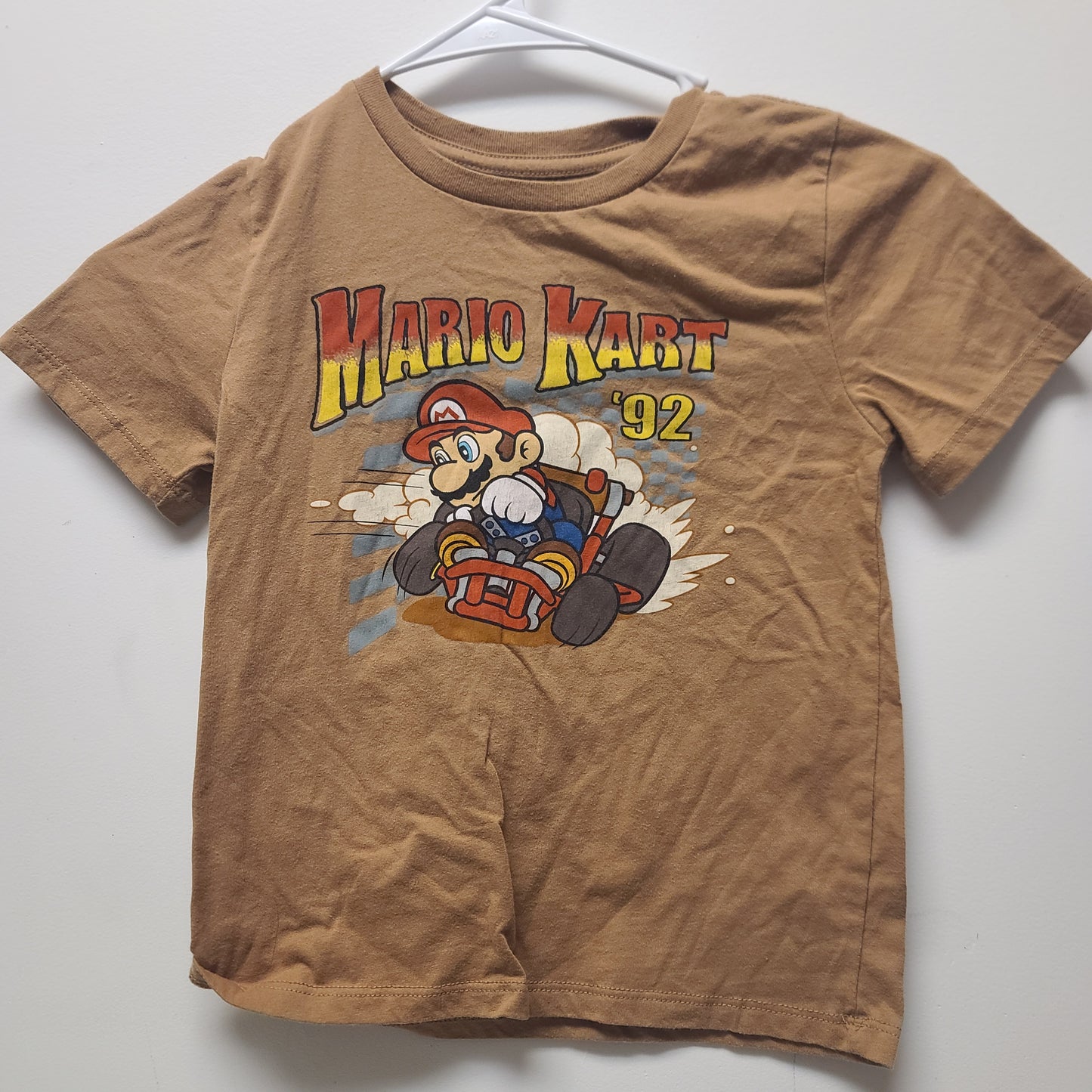 Brown Mariokart T shirt, 5T B