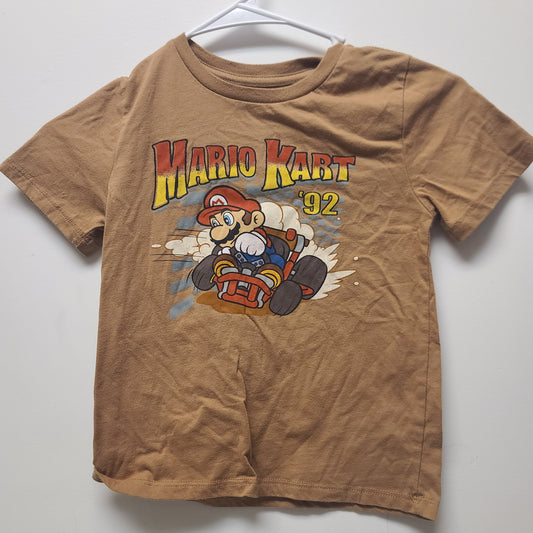 Brown Mariokart T shirt, 5T B