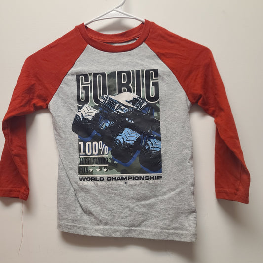 Grey/red 365 kids Long sleeve, 5T B