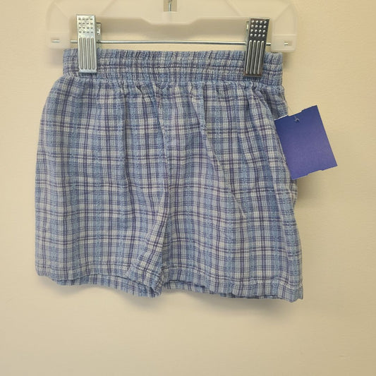 Blue  Plaid Shorts, 18M B