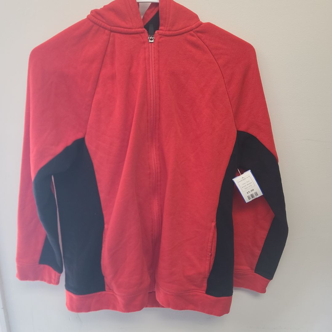 Red Xersion Hooded Jacket 14/16, 14 B