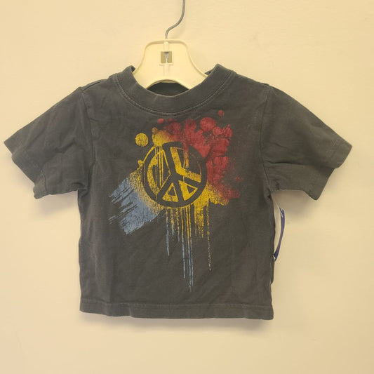grey Childrens Place Peace Tshirt 6/9m, 6M B