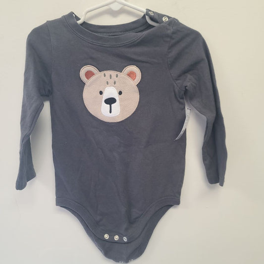 grey Garanimals Teddy Bear Onesie, 2T B