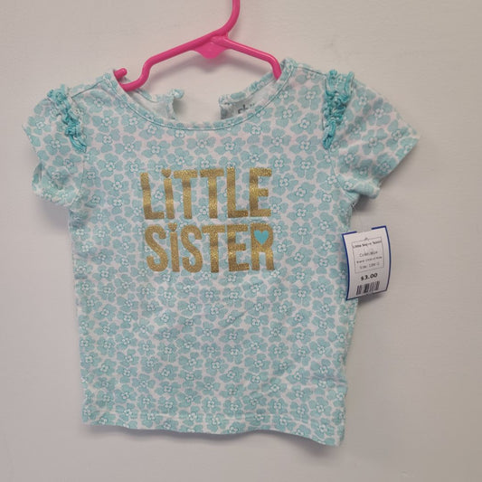 blue Child of Mine Little Sister Tshirt, 18M G