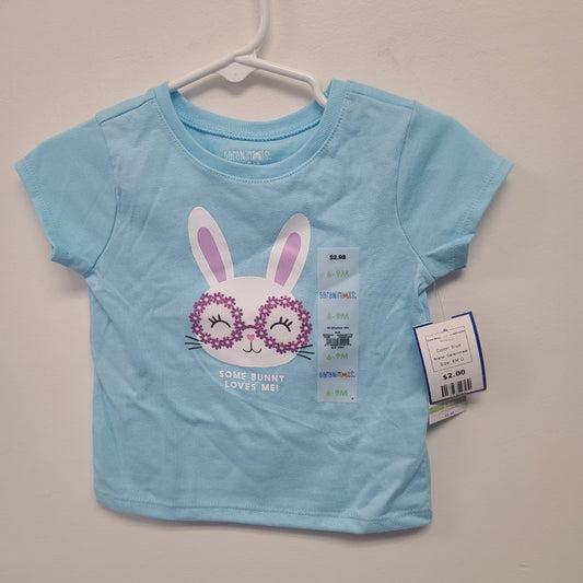 Blue Garanimals Some Bunny Loves Me Shirt 6/9m, 6M G