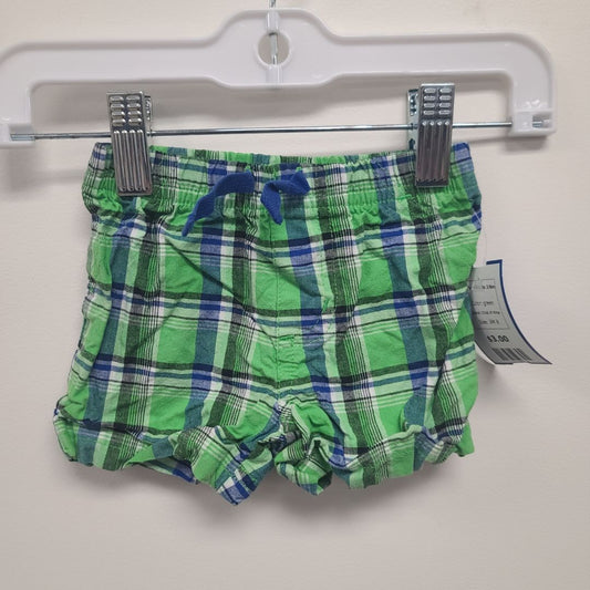 green Child of Mine Plaid Shorts 3/6m, 3M B