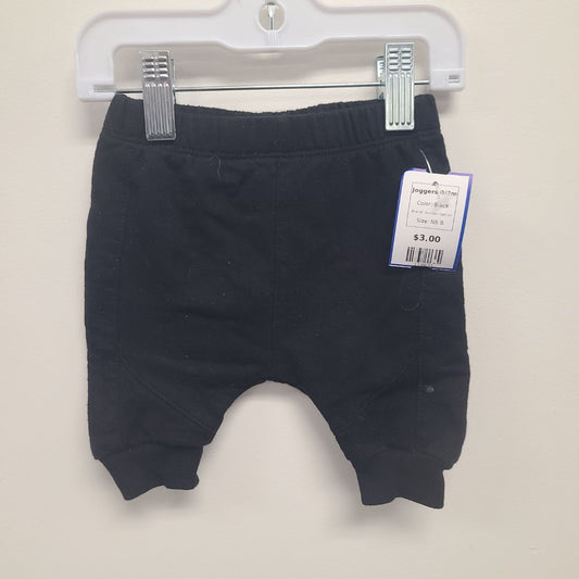 Black Wonder Nation Joggers 0/3m, NB B