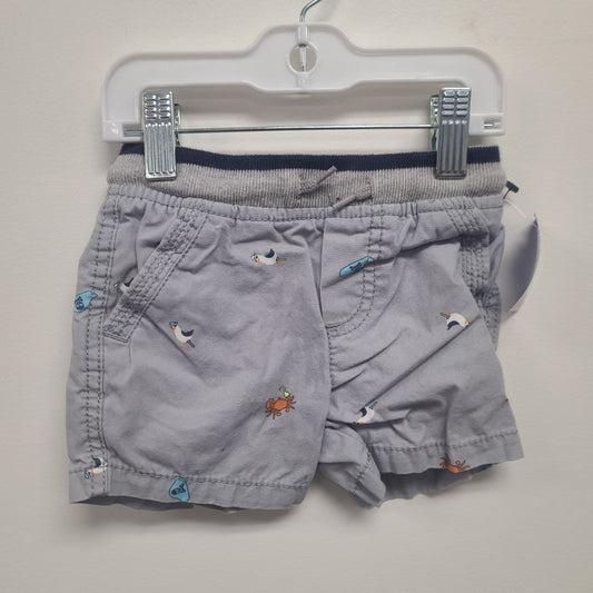 grey OshKosh Crab Shorts 6/9m, 6M B